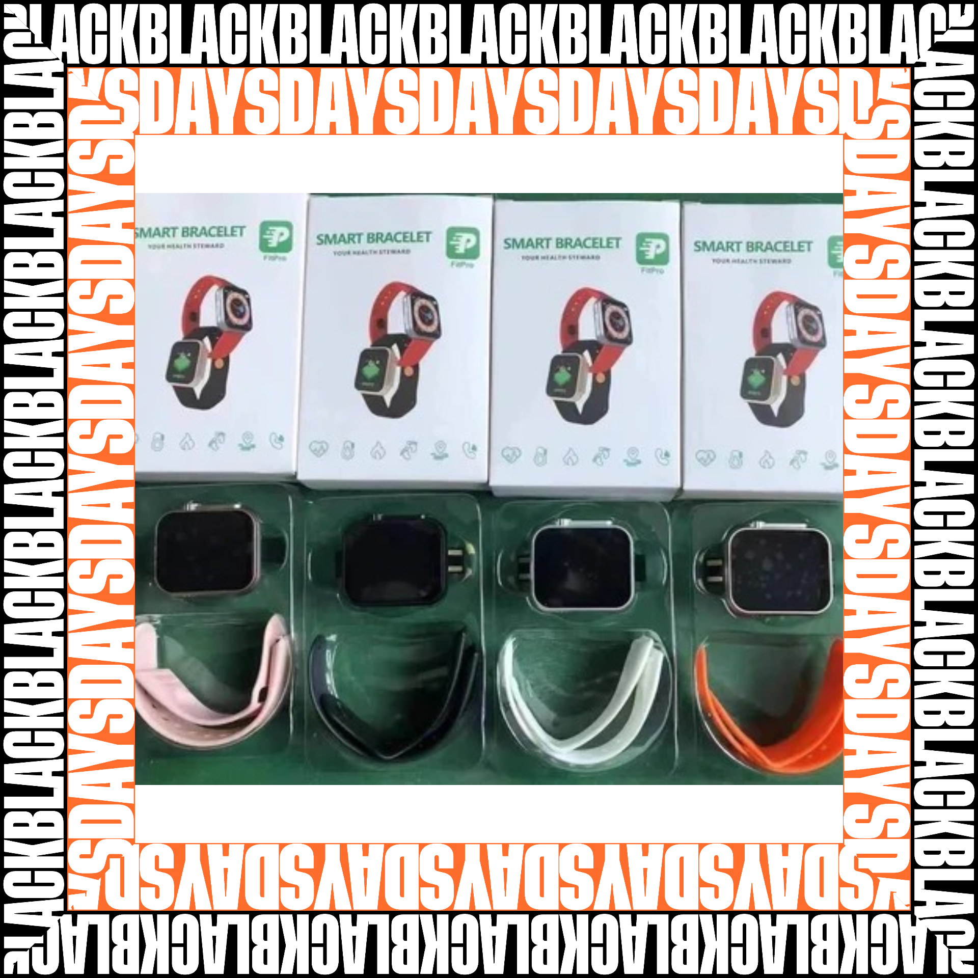 RELOJ SMARTWATCH D20 BLACK DAYS